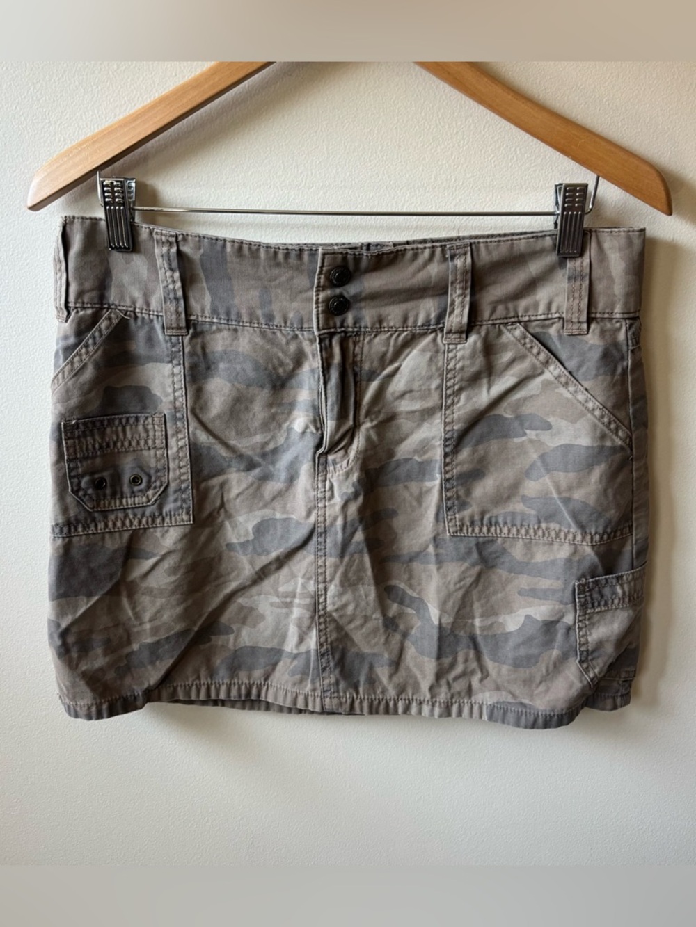 Old Navy Camo Utility Mini Skirt